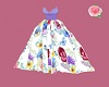 spring pansy gown