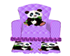 *C* purple panda chair v