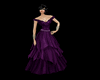 purple Wedding  Dress
