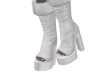 Savage White Boots