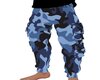 Male Blue Camo Pants