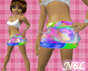 *N6L*rainbow skirt