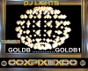 Gold ball dj light
