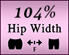 Hip Butt Scaler 103%