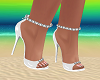 White-Silver Heels