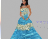 LOGOS BLUE LACE GOWN