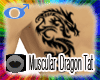 Muscular Dragon Tatoo