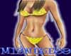 (PC)Yellow Weave Bikini