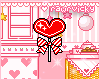 Red Heart Lolly