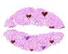 Pink Heart Lips