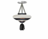 black wall fire lamp