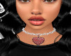 custom red ruby choker