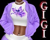 GM B fly Hoddy Lilac