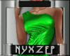 Sleek & Sexy Green Gown