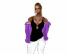 Blouson sexy violet
