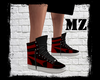MZ Red & Black Sneakers