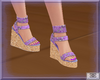 Purple Abstract Wedges