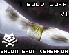 Brown Spot Gold Cuff v1