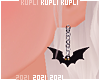 $K Bat Earrings