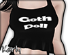 KD- Goth Doll Top