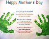 mothers day hand print
