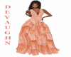 TUILLE PEACH GOWN