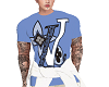 Blue shirt+tats