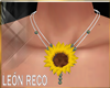 c Sunflower Necklace