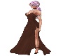choco sexy long gown