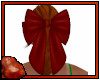 *C Ribbon Bow Red