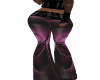 (A)black and purple jean