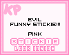 Evil Funny Sticker