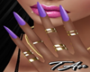 VioletGold Nails ◄TAr