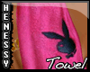 [TK] Playboy Towel Pink