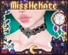 Goth cross choker