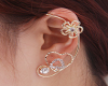 Flower Hearts earrings