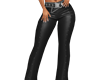 Black Leather Flare RL