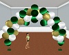Green Balloon Arch
