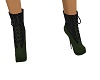 olive/blk lace 1800 boot