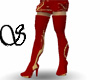 !!Sahh! red queen boots