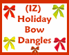(IZ) Holiday Bow Dangles