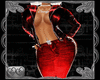 *CK Red Acid Zip Jean
