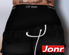 Wide Black Jean Shorts