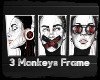 Wall Frame Three Monkeys