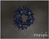 Blue Christmas Wreath II