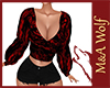 MW- Black/Red Sweater