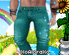 (A) Teal Jeans