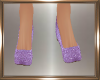 Kids Purple Glitter Shoe