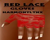 RED LACE GLOVES