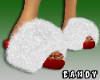 !C Holiday Fur Slippers